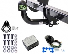 Ford MONDEO Fixed swan neck Towbar incl. 7 pin Universal Multiplex Wiring kit