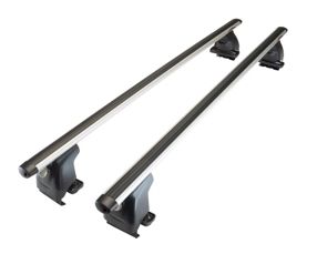 Honda ACCORD 2 Aluminium roof bars with clamp around the bodywork