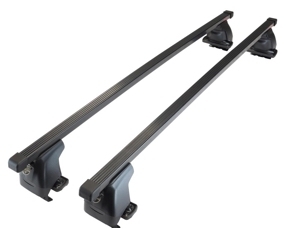 Toyota AVENSIS  2 Steel roof bars with clamp around the bodywork