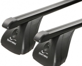 Ford FOCUS  2 steel roof bars with clamp around the bodywork