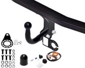 Toyota AVENSIS VERSO Swan neck towbar incl. 7 pin universal wiring kit