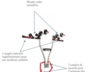 porte ve?lo suspendu 2 velos 